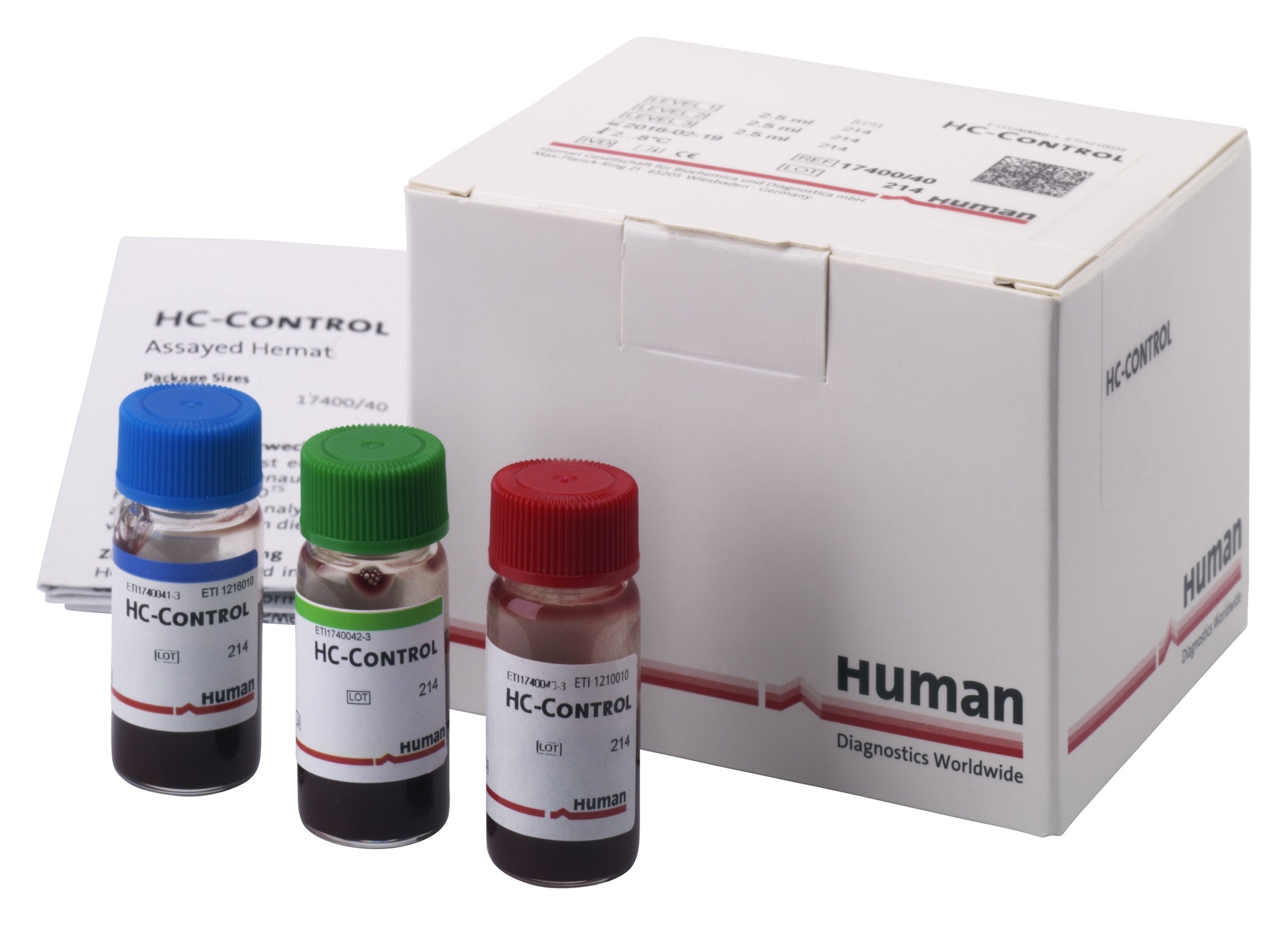 HumaCount control, 3 x 2.5 ml